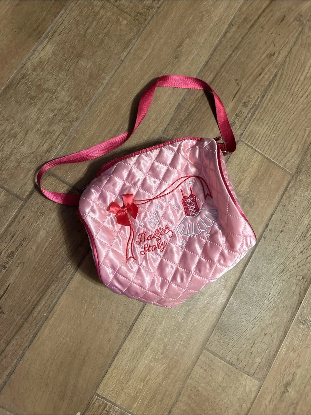 Capezio Pink Quilted Ballet Bag